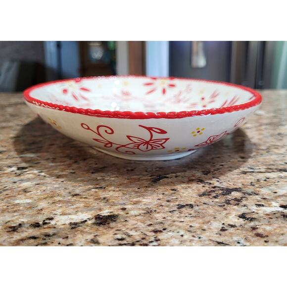 Temptations Oval Sharing Tray Red (14" X 8" X 1.5" H) - Picture 4 of 15